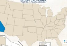 Diplomatas iranianos publicam mapa que reivindica a Califórnia
