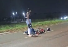 Homem morre e outro fica ferido em acidente envolvendo duas motos